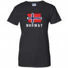 Painted norway flag norwegian flag hood Women