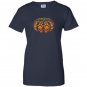 Paw print pumpkin halloween Women