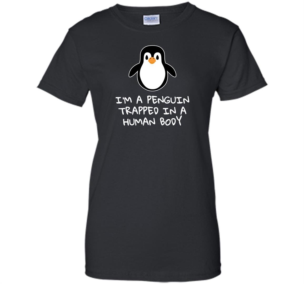 Penguin trapped human body Women