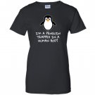 Penguin trapped human body Women