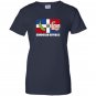 Platano dominican republic flag glass emoji face Women
