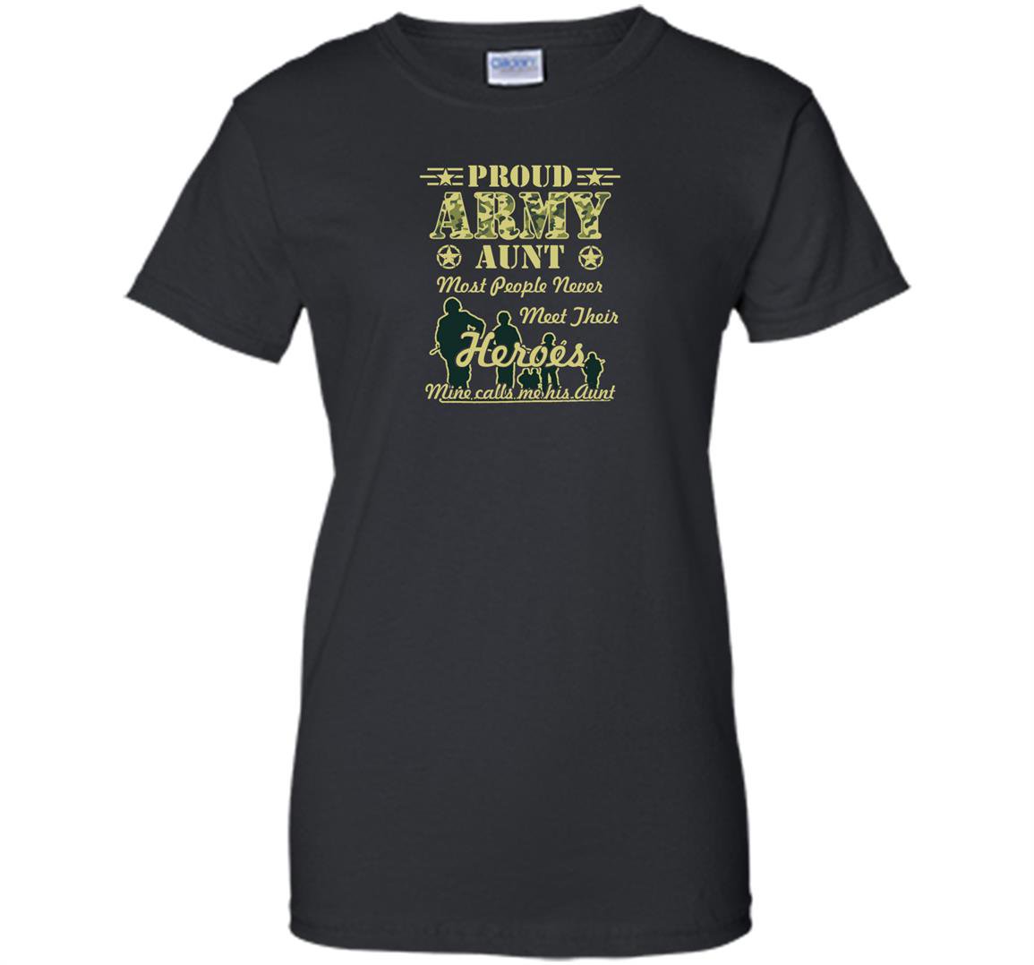 Proud army aunt memorial day Women