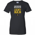 Proud army dad daughter soldier air force Women