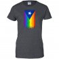 Puerto rican or cuban gay pride flag rainbow destroy Women