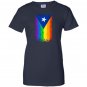 Puerto rican or cuban gay pride flag rainbow destroy Women