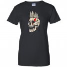 Punk rock punks not dead skull mohawk style Women
