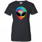 Rainbow alien trippy large Women