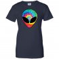 Rainbow alien trippy large Women