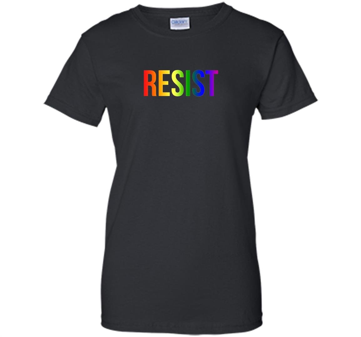 Resist rainbow flag nationa pride march Women