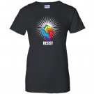Resist rainbow flag anti trump lgbt gay pride Women