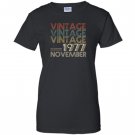 Retro classic vintage november 1977 40th gift 40 years old Women