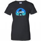 Retro snowboard yeti snowboarding gift Women