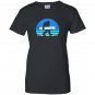 Retro snowboard yeti snowboarding gift Women