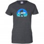 Retro snowboard yeti snowboarding gift Women