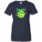 Rick morty portal glow lightning logo Women