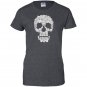 Sketchy cat skull funny gift for cat lover Women