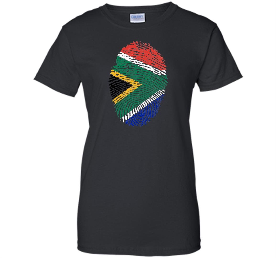 South africa dna flag thumb fingerprint roots proud Women