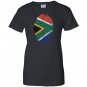 South africa dna flag thumb fingerprint roots proud Women