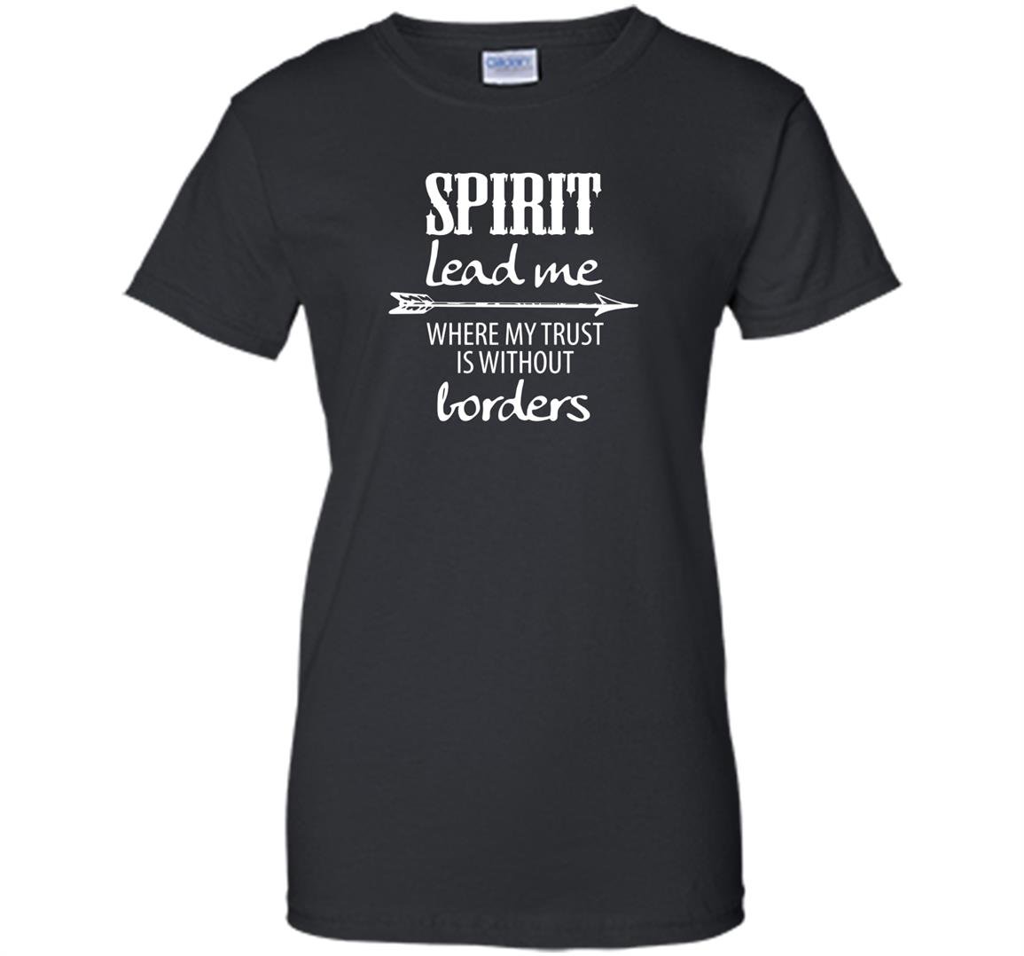 Spirit lead me trust christian arrow borders Women