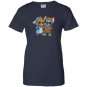 Stitch and baby groot Women