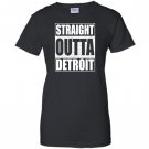 Straight outta detroit funny michigan gift Women