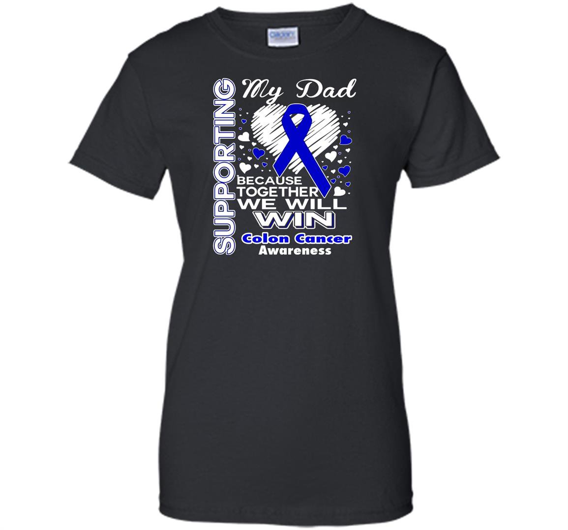 Supporting my dad colon cancer awareness Women