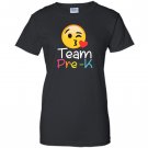 Team pre k teacher emoji hearts love back to school Women