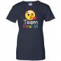 Team pre k teacher emoji hearts love back to school Women