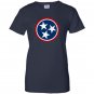 Tennessee volunteer state distressed tristar flag Women