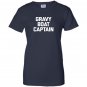 Thanksgiving gravy boat captain funny saying humor Women