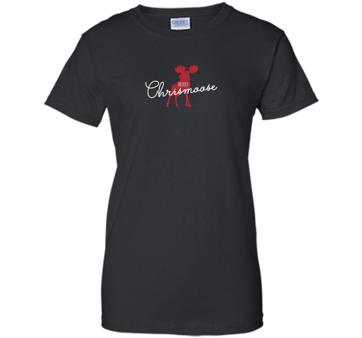 The merry chrismoose christmas moose funny gift Women