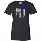 Thin line american flag hockey Women