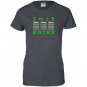 This dad rocks guitar chords fathers day bday gift Women