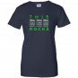 This dad rocks guitar chords fathers day bday gift Women