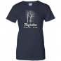Treejection funny disc golf gift Women