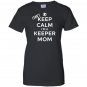 I cant keep calm im a keeper mom soccer goalie Women