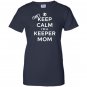 I cant keep calm im a keeper mom soccer goalie Women