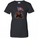 Usa president donald trump ride america war bear Women