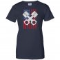Usa distressed look drag racing Women
