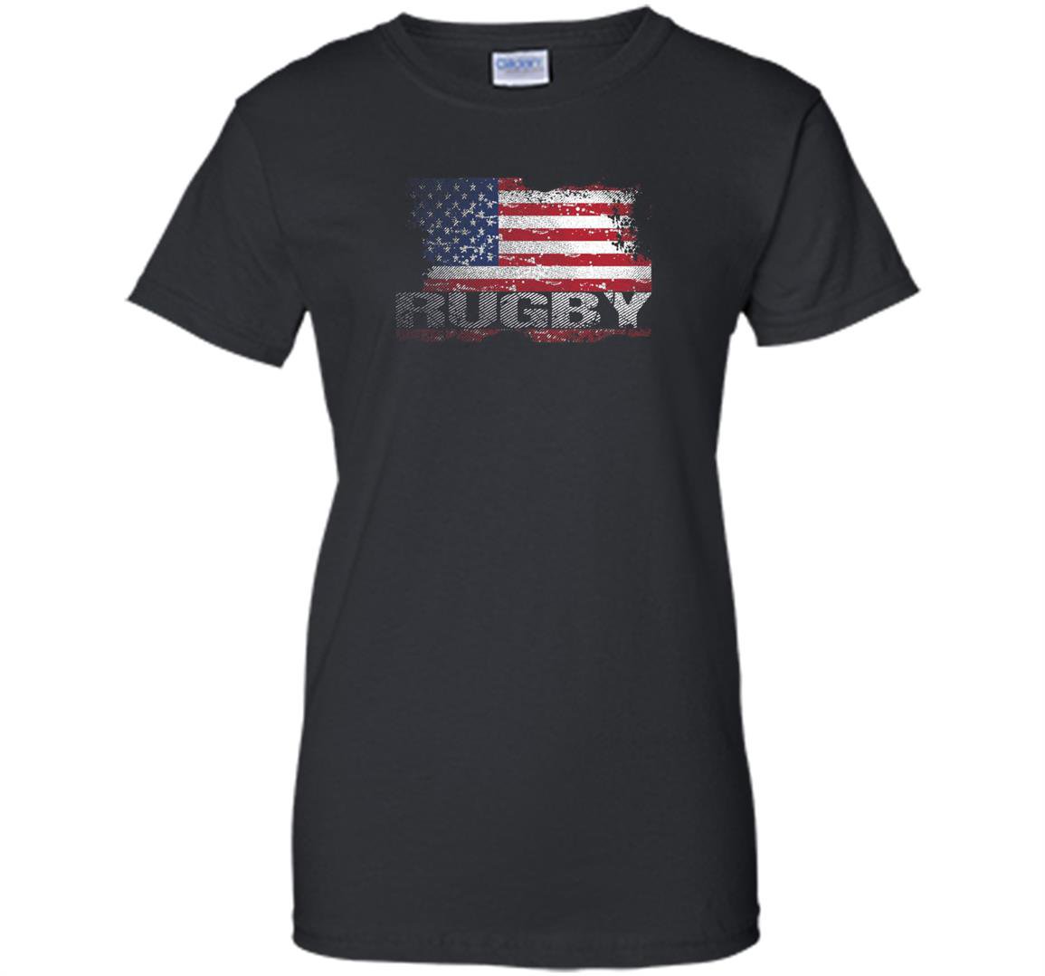 Usa flag rugby american rugby gifts Women
