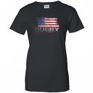 Usa flag rugby american rugby gifts Women