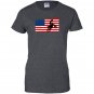 Usa veteran american flag motocross dirtbike vintage Women