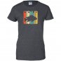 Vintage style cichlid silhouette Women