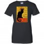 Vintage tournee du chat noir cat halloween Women