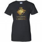 Wedding is coming with wolf of winterfell for fan game of thrones Women