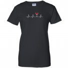 Wine heartbeat glass of wine Women