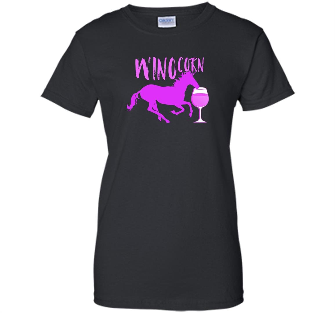 Winocorn drinking wine funny unicorn Women