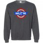 Inspire pi superhero shield math teacher geek nerd Sweatshirt