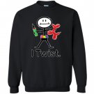 I twist balloon artist busybodies stick figure Sweatshirt