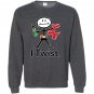 I twist balloon artist busybodies stick figure Sweatshirt